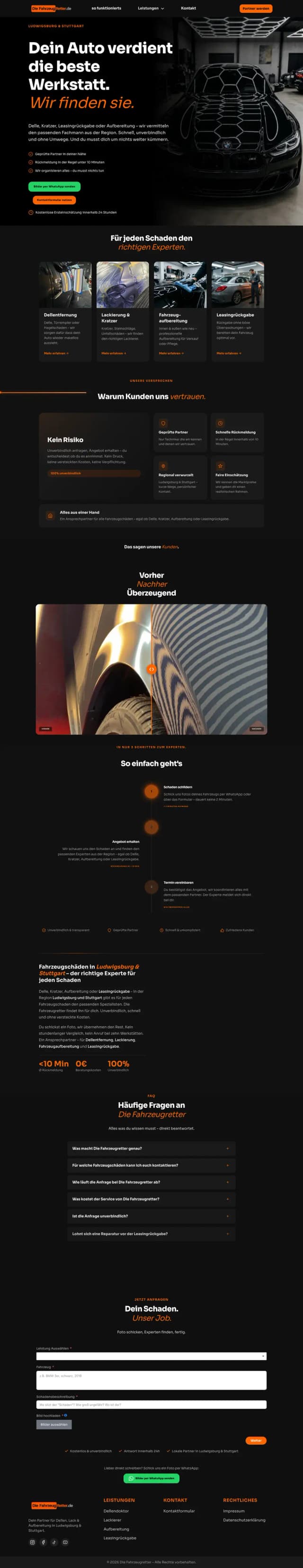 Website: Desktop-Ansicht